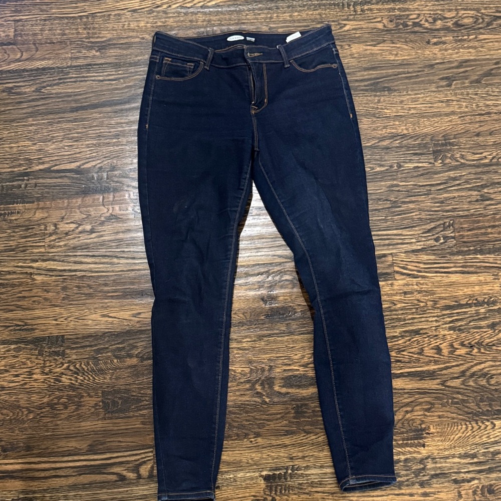 Old Navy Women's Dark Indigo Skinny Jeans